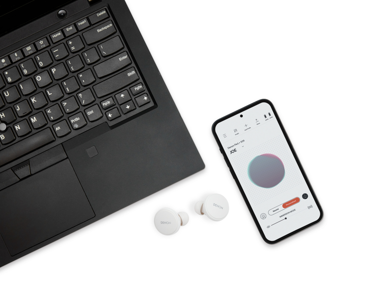 Denon PerL Pro, White, dynamic